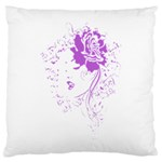 Purple Woman of Chronic Pain Large Cushion Case (Two Sided)  Back