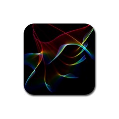 Imagine, Through The Abstract Rainbow Veil Drink Coasters 4 Pack (square) by DianeClancy