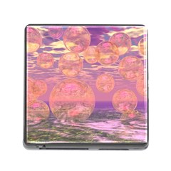 Glorious Skies, Abstract Pink And Yellow Dream Memory Card Reader With Storage (square) by DianeClancy