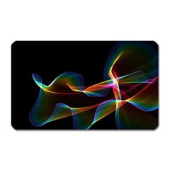 Fluted Cosmic Rafluted Cosmic Rainbow, Abstract Winds Magnet (rectangular) by DianeClancy