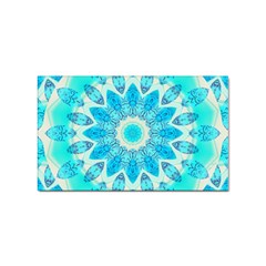 Blue Ice Goddess, Abstract Crystals Of Love Sticker 100 Pack (rectangle) by DianeClancy