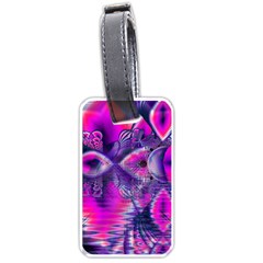Rose Crystal Palace, Abstract Love Dream  Luggage Tag (one Side) by DianeClancy