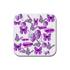 Invisible Illness Collage Drink Coasters 4 Pack (square)