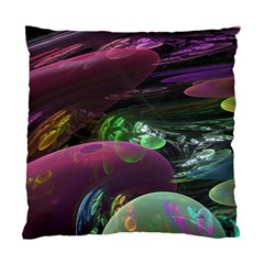 Creation Of The Rainbow Galaxy, Abstract Cushion Case (single Sided)  by DianeClancy