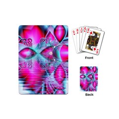 Ruby Red Crystal Palace, Abstract Jewels Playing Cards (mini) by DianeClancy