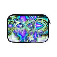 Abstract Peacock Celebration, Golden Violet Teal Apple Ipad Mini Zippered Sleeve by DianeClancy