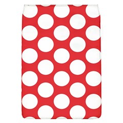 Red Polkadot Removable Flap Cover (large) by Zandiepants