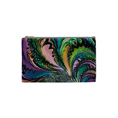 Special Fractal 02 Purple Cosmetic Bag (small) by ImpressiveMoments