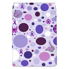 Purple Awareness Dots Removable Flap Cover (large) by FunWithFibro