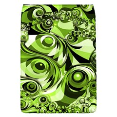 Retro Green Abstract Removable Flap Cover (large)