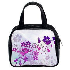 Floral Garden Classic Handbag (two Sides) by Colorfulart23