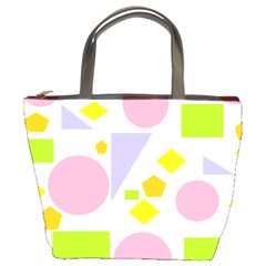 Spring Geometrics Bucket Handbag by StuffOrSomething