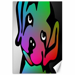 Dog Canvas 12  X 18  (unframed) by Siebenhuehner