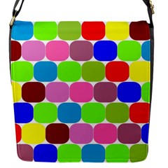 Color Flap Closure Messenger Bag (small)