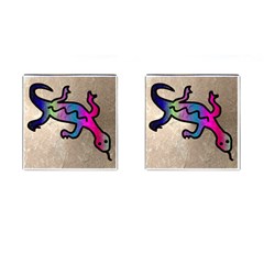 Lizard Cufflinks (square) by Siebenhuehner