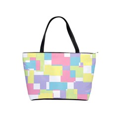 Mod Pastel Geometric Large Shoulder Bag by StuffOrSomething