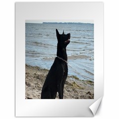 Black German Shepherd Canvas 18  X 24  (unframed) by StuffOrSomething