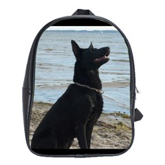 Black German Shepherd School Bag (xl) by StuffOrSomething