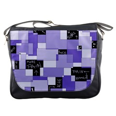 Purple Pain Modular Messenger Bag by FunWithFibro