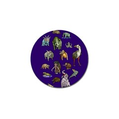 Dino Family 1 Golf Ball Marker 10 Pack by Rbrendes