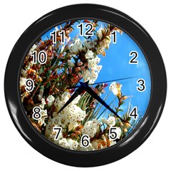 Australia Flowers Wall Clock (black) by Rbrendes