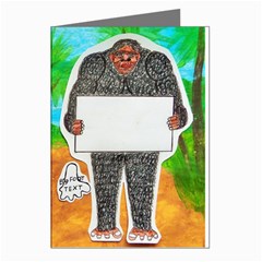 2 Yowie H,text & Furry In Outback, Greeting Card (8 Pack) by creationtruth