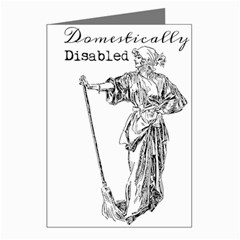 Domestically Disabled Greeting Card (8 Pack) by StuffOrSomething