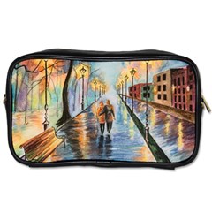 Just The Two Of Us Travel Toiletry Bag (one Side) by TonyaButcher