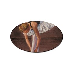 Ballerina Sticker (oval) by TonyaButcher
