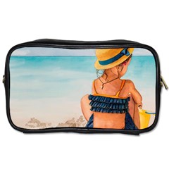 A Day At The Beach Travel Toiletry Bag (one Side) by TonyaButcher