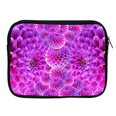 Purple Dahlias Apple Ipad Zippered Sleeve by FunWithFibro