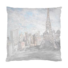 Eiffel Tower Paris Cushion Case (two Sided)  by rokinronda