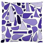 Silly Purples Large Cushion Case (Two Sided)  Front