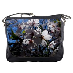 Cherry Blossoms Messenger Bag by DmitrysTravels