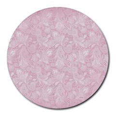 Elegant Vintage Paisley  8  Mouse Pad (round) by StuffOrSomething