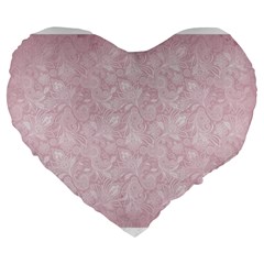 Elegant Vintage Paisley  19  Premium Heart Shape Cushion by StuffOrSomething