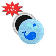 Playing In The Waves 1 75  Button Magnet (10 Pack) by StuffOrSomething