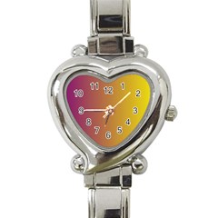 Tainted  Heart Italian Charm Watch  by Colorfulart23