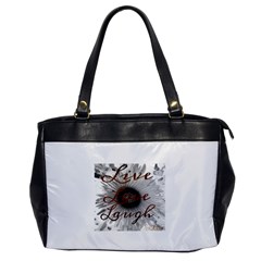 Live Love Laugh Oversize Office Handbag (one Side) by SharoleneCollection