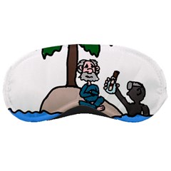 Desert Island Humor Sleeping Mask by EricsDesignz