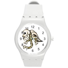 Angel Skull Plastic Sport Watch (medium) by dflcprints