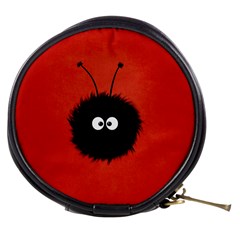 Red Cute Dazzled Bug Mini Makeup Case