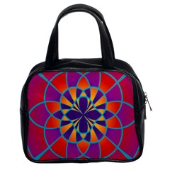 Mandala Classic Handbag (two Sides) by SaraThePixelPixie