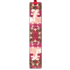 Retro Vintage Floral Motif Large Bookmark by dflcprints