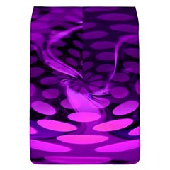Abstract In Purple Removable Flap Cover (small) by FunWithFibro