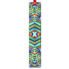 Colorful Geometric Abstract Pattern Large Bookmark by dflcprints