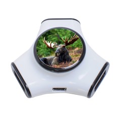 Majestic Moose 3 Port Usb Hub by StuffOrSomething