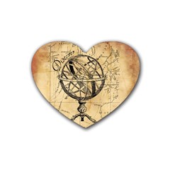 Discover The World Drink Coasters (heart) by StuffOrSomething