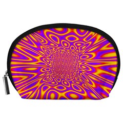 Psycedelic Warp Accessory Pouch (large) by SaraThePixelPixie