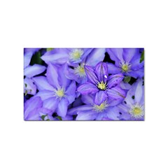 Purple Wildflowers For Fms Sticker (rectangle) by FunWithFibro